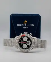 Breitling Top Time Chronograph Automatic Chronometer Black Dial Men's Watch