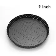 1 PCS 9 Inch Movable Bottom Baking Pan Pizza Pan NonStick Coating Movable Pan Mold Chrysanthemum Pie Pan Tart Pan Pizza Pan