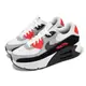 Nike 休閒鞋 Air Max 90 LV8 女鞋 灰 紅 氣墊 厚底 增高 FD4328-101