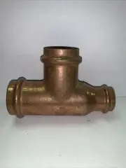 Viega 22253 1-1/2” x 1-1/2” x 1” Pro-Press Copper Reducing Tee