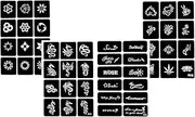 Tattoo Stencil Tattoo Template Dragon Stencils 4 Sheets 48 Stencils Set P4