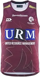 NRL 2025 Training Singlet - Manly Sea Eagles - Maroon - Adult - Mens