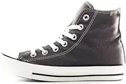 [CONVERSE ALL STAR] Converse Men's Chuck Taylor All Star Ox Sneakers (8 Men = 10 Women, Charcoal)