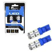 9 X Super Smd T10 Wedge - Blue