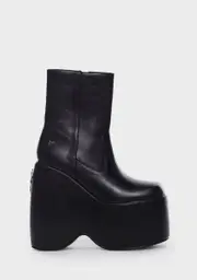 Say What You Mean Platform Boots