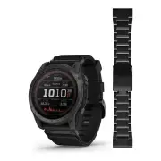 Garmin Tactix 7 Pro Ballistics Smartwatch + Titanium Strap Bundle Solar Watch