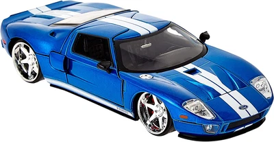 Jada Fast and Furious 2005 Ford GT Blue Die-Cast Car Toy