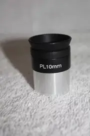 1.25" 10mm Plossl Telescope Eyepiece Coated Lenses Filter Threads Plastic Case