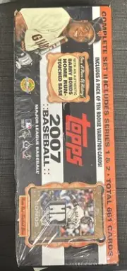 2007 Topps Baseball Factory Set Rookie Variation Barry Bonds Edition Sealed