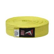 Yellow Martial Arts Belt Karate Taekwondo Judo Hapkido Cotton-Polyester,