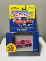 Johnny Lightning 70s AMC Javelin Pullback ThunderJets HO Slot Car Body Pink HTF