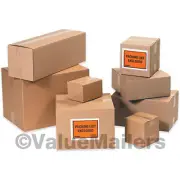 50 14x12x4 Shipping Packing Mailing Moving Boxes Corrugated Cartons Storage Box