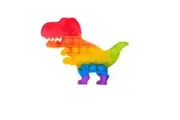 1pc Push Pop Bubble Pop It Fidget Sensory Toy Stress Relief Silicone - Dinosaur