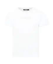Balmain Kids Logo-Embellished Crewneck T-Shirt 8Y,6Y,4Y,14Y,13Y,12Y,10Y White