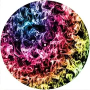 Slipmat Slip Mat Scratch Pad Felt for Any 12" LP DJ Vinyl Turntable Record Player Custom Graphical - Smoke Effect 1