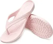 [Temi] Women's Flip Flops,Soft Lightweight Sandals for Women Anti Slip Casual Slippers Shower Beach Pool Bathroom Flat Slides Shoes