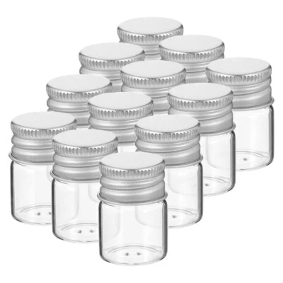 24PCS Mini Glass Bottles Perfume Bottles Sample Bottles Tiny Vials for Crafts