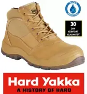 HARD YAKKA MENS FOUNDATIONS UTILITY SIDE ZIP WATER RESISTANT SAFETY BOOT -Y60120