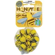 Mega Marbles Limited edition net bag of HoneyBee Marbles by House Of Marbles