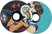 2Pcs Bike Headset Covers Wear Resistant Decorative Caps for Mountain and Road Bicycles Lightweight and Durable Bicycle Bowl Caps