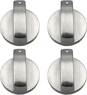 4PCS Universal Gas Stove Knobs,Cooker Oven Hob Control Knobs Switch 6MM Universal Cooker Replacement Knobs for Kitchen Cooktop
