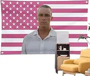 Starkey Flag 150×90cm Drew Pink American Celebrity Tapestry - Indoor and Outdoor Decor for Dormitory, Playground Wall