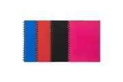 5pc Spirax 511 Hard Cover Notebook Writing Stationery Twin Wire 200-Pages Assort