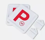 2pcs Red P Plate Plastic with Speed Limit Display for NSW Clip Holder