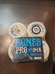 BONES 58mm SPF Pro Tony Hawk Birds Eye Skateboard Wheels P5 Sidecut 84B White