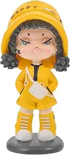 UPKOCH Cute Girl Doll Bobblehead Figurine Fun Dashboard Decor for Car Home Office Design Unique Present for Women Adorable Interior Decoration