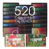 在飛比找蝦皮商城優惠-Brutfuner 520色彩色鉛筆套裝專業繪圖鉛筆 素描著