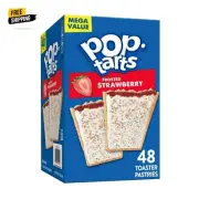 Pop-Tarts Frosted Strawberry Toaster Pastries, Shelf-Stable, Ready-to-Eat, Insta