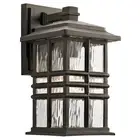 Kichler Lighting 49829OZ Beacon Square Outdoor Wall Light Olde Bronze
