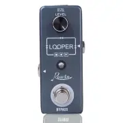 Rowin Looper Guitar Pedal Unlimited Overdubs 10 Minutes of Looping With USB