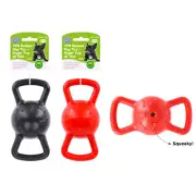 3x Tough Pet Tug of War Toys 9x19cm Pull Dog Puppy Training Rubber Chew Bite