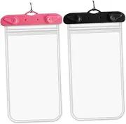 [KOCKSHION] 2pcs Mobile Waterproof Bag Phone Cooler Bags Waterproof Pouch Breathable Travel Mini Wallet Impermeable Holder Nappy Tote Double Water Proof Backpack Safe Duffle