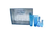 Davidoff Cool Water For Women - 4 Pc Gift Set Eau De Toilette Spray 75ml/2.5oz Gentle Shower Breeze 75ml/2.5oz Moisturizing Body Lotion 15ml/0.5oz Eau De Toilette Spray 50ml/1.7oz