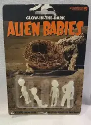 Vtg 1996 Glow In The Dark Alien Babies Accoutrements For Outer Space NOS