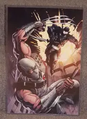 GI Joe Snake Eyes vs Storm Shadow Glossy Print 11 x 17 In Hard Plastic Sleeve