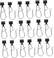 Snap Slider Hook Reinforced Pins for Fishing Strong Clasp with Locking Mechanism for Enhanced Control Stability for Saltwater Freshwater Tackle