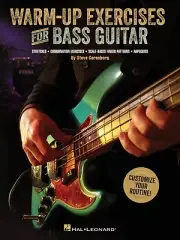 Warm-Up Exercises for Bass Guitar - Guitar Educational Book NEW 000148760