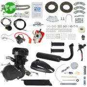 100cc Bicycle Motor Kit Bike Motorized Black 2 Stroke Petrol Gas Engine Set