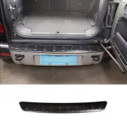 Stainless steel Matte Black Rear Bumper Skid Plate For Land Rover Defender 20-22 (for: Land Rover)