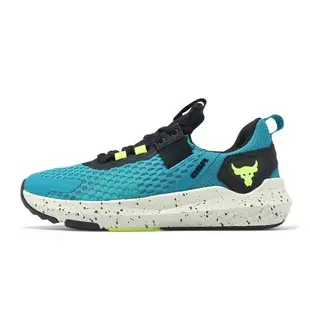 Under Armour 訓練鞋 Project Rock BSR 4 男鞋 藍 黑 緩衝 抓地 多功能 舉重 運動鞋 UA 3027344300