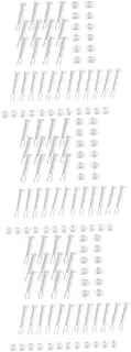 3sets Pool Pins Pool Hose Pools Pole Float Pool Skimmer Inflatable Basket Fountains Pool Heater Swimming Pool Parts Kit Paddling Ground Pool Buoy Pool Liner White 20pcs*3