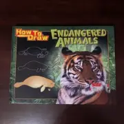 NEW How to Draw Endangered Animals Drawing Book with Tracing Paper