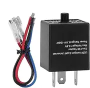 Motorcycle Led Turn Signal Relay, Electronic Flashers for Led Lights, Car Flasher Relay, Hazard Warning Flash, Lead Roll Signals Light Bulbs About 50g ABS