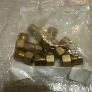 (10-Pk) Proflo Adapter Brass 1/2” x 3/8" FIP Compression FIP PFXFCUDCN