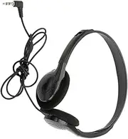 Ergonomic Black Headphones Sa21 Wired Headset for Gaming Computer and Music 3.5mm Jack Noise Isolation
