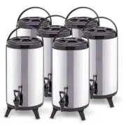 6X 12L Portable Insulated Cold/Heat Coffee Tea Beer Barrel Brew Pot With Dispens
